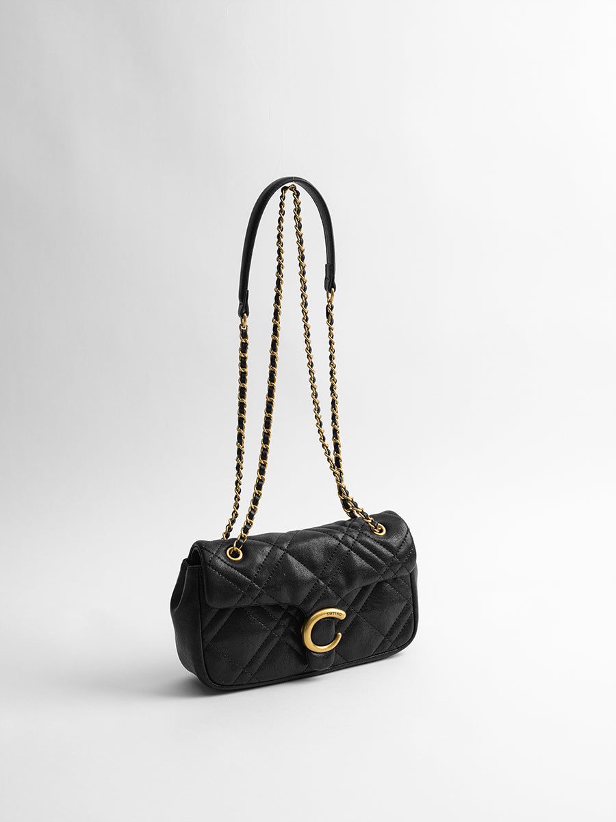 Quilted chain bag
