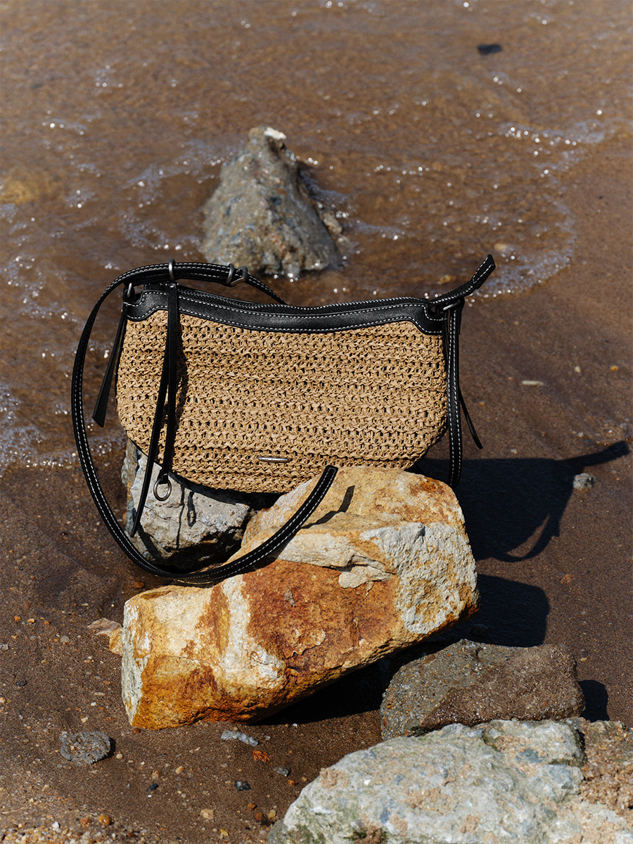 Summer Seaside Woven Bag