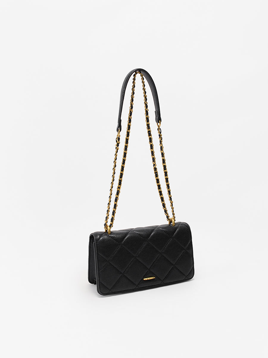 Light luxury diamond quilted chain bag