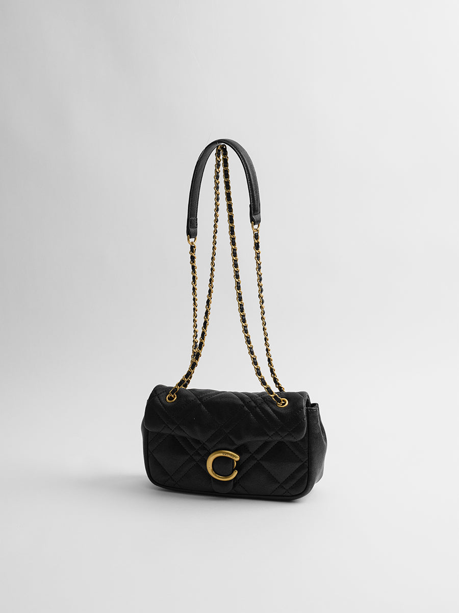 Quilted chain bag