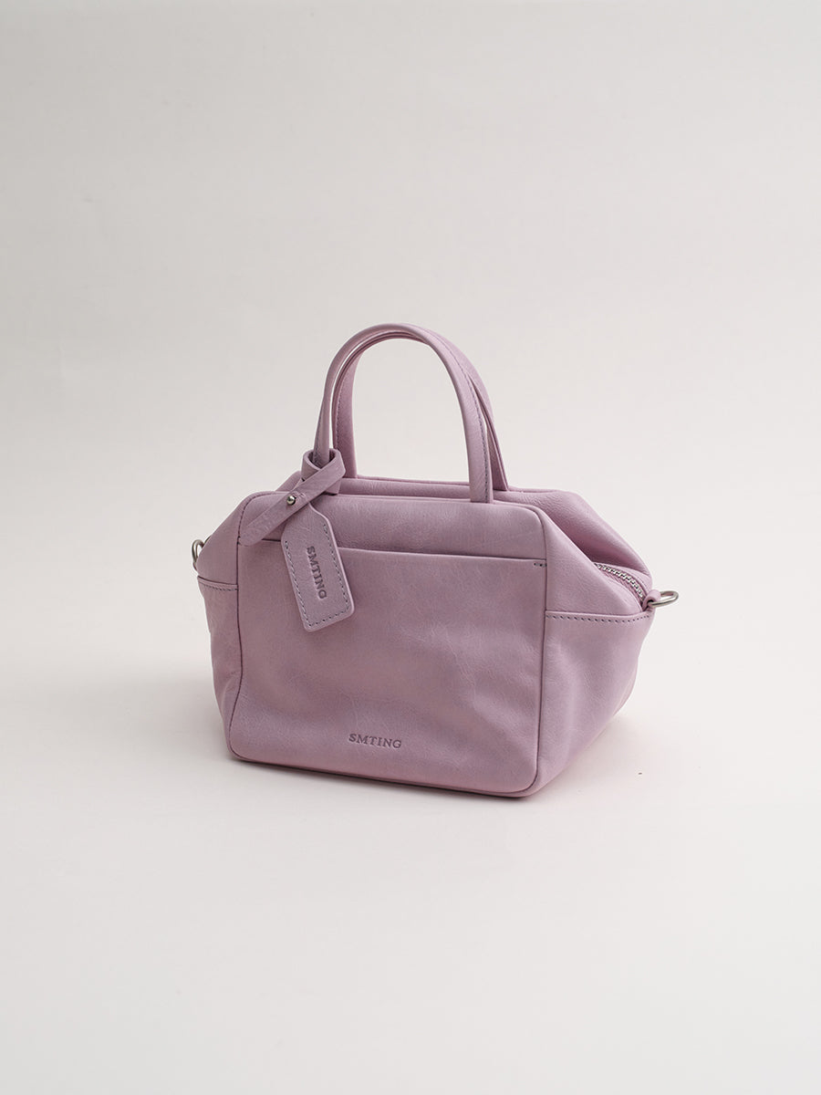 Head-layer cowhide box bag