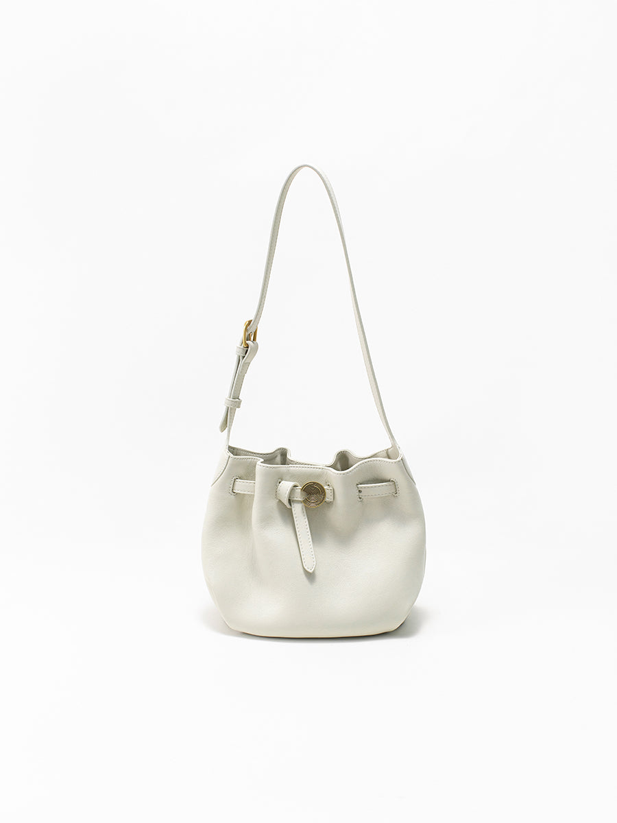 Folded Cloud Bucket Bag