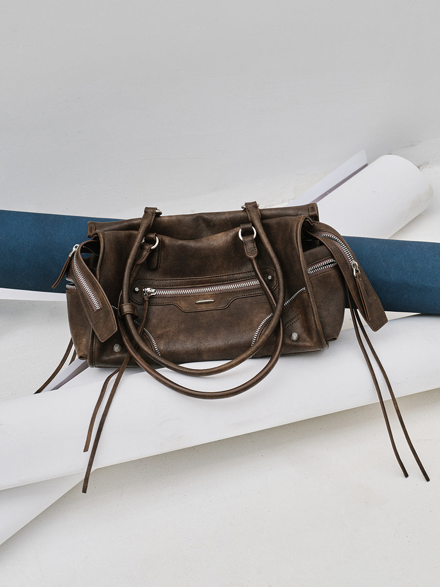 Classic and personalized motorcycle bag