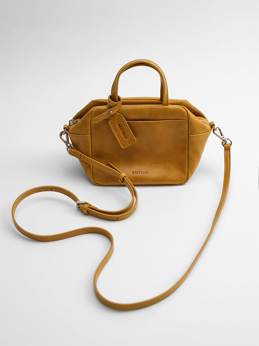 Head-layer cowhide box bag