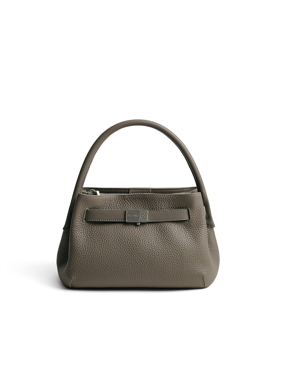 FIRST-LAYER COWHIDE BUCKET BAG