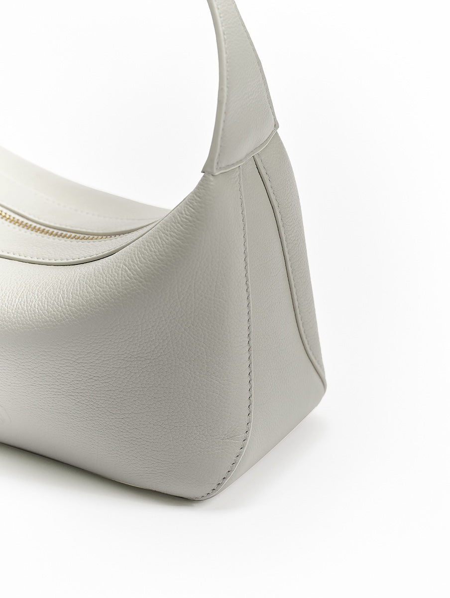 Top-grain Leather Box Bag