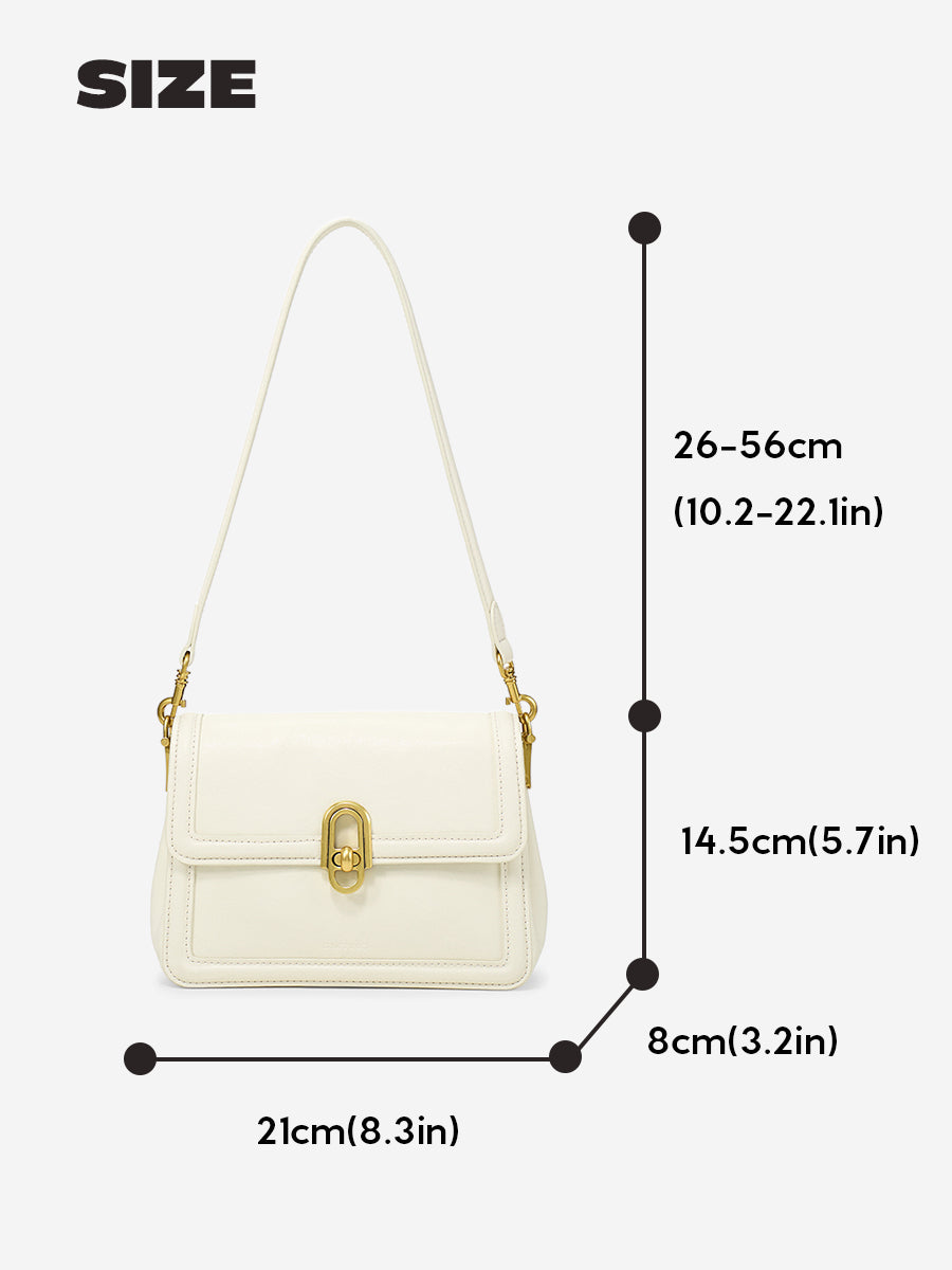Wheat Language-Square Mini Bag