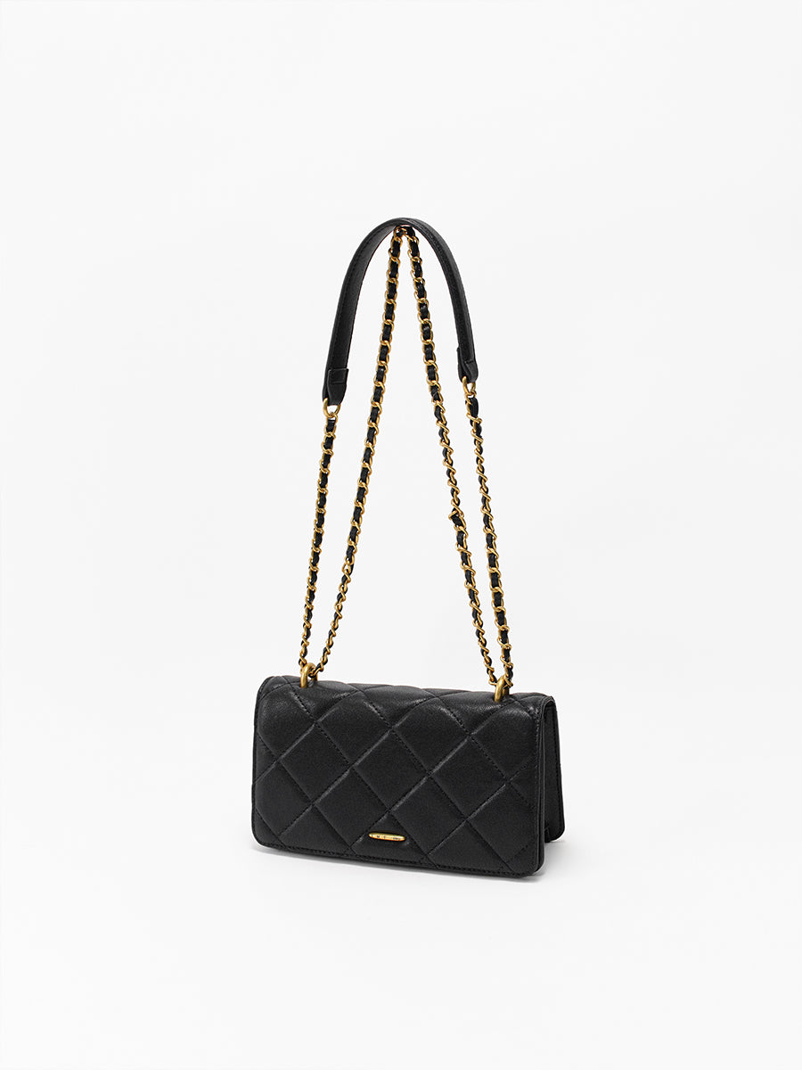 Light luxury diamond quilted chain bag