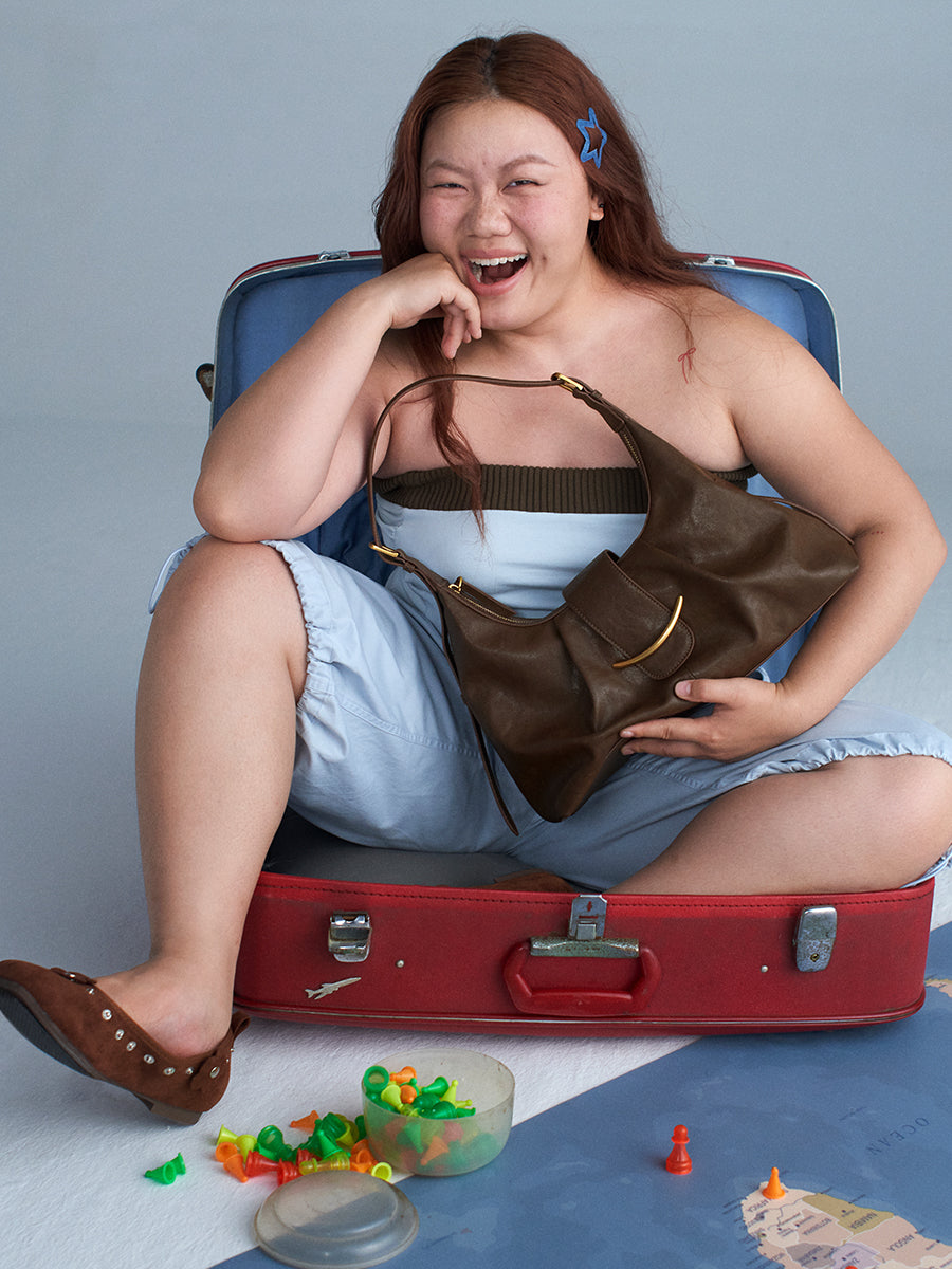 Ferris Wheel-Underarm Tote Bag
