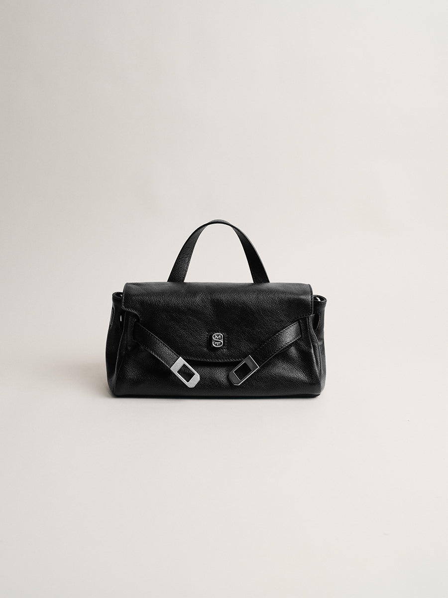 FIRST-LAYER COWHIDE HANDBAG