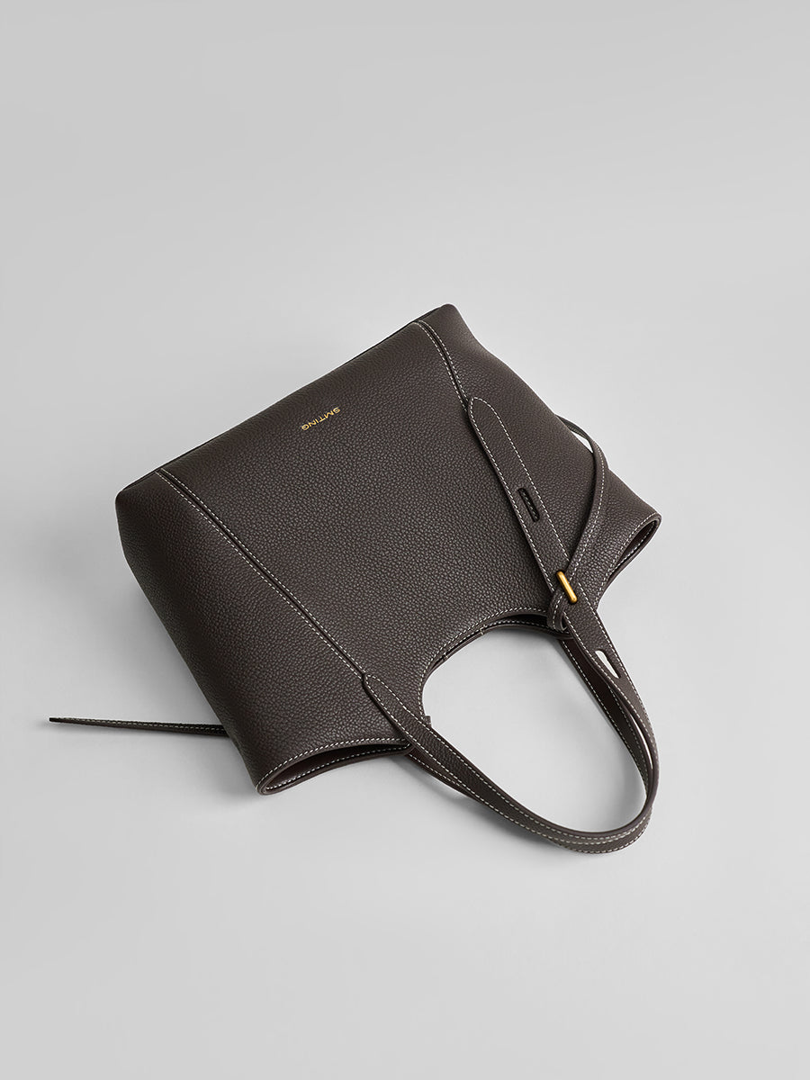 First-layer cowhide tote bag