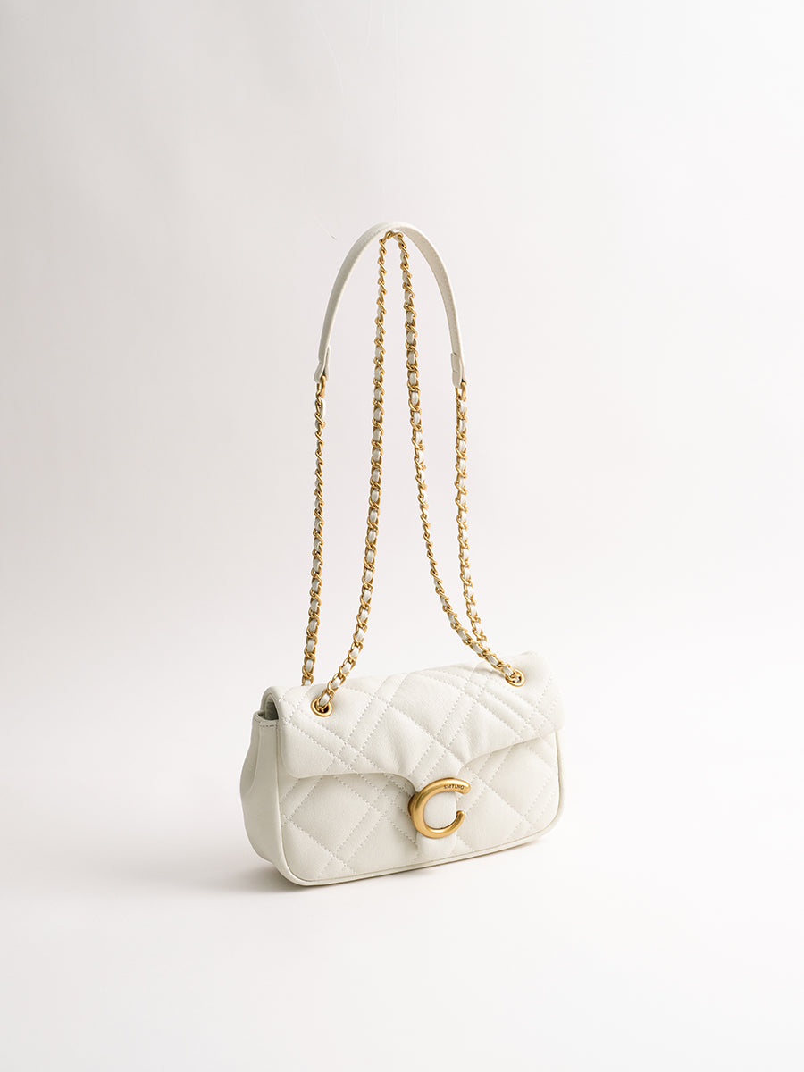 Quilted chain bag