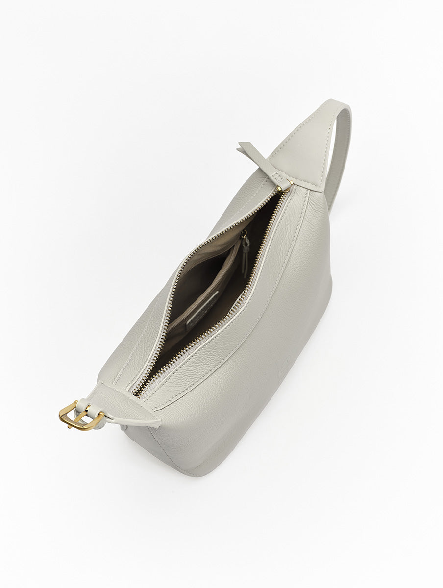 Top-grain Leather Box Bag