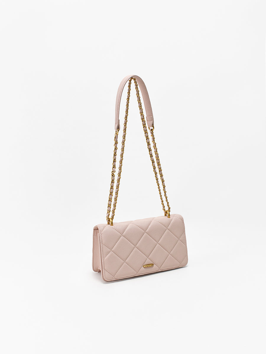 Light luxury diamond quilted chain bag