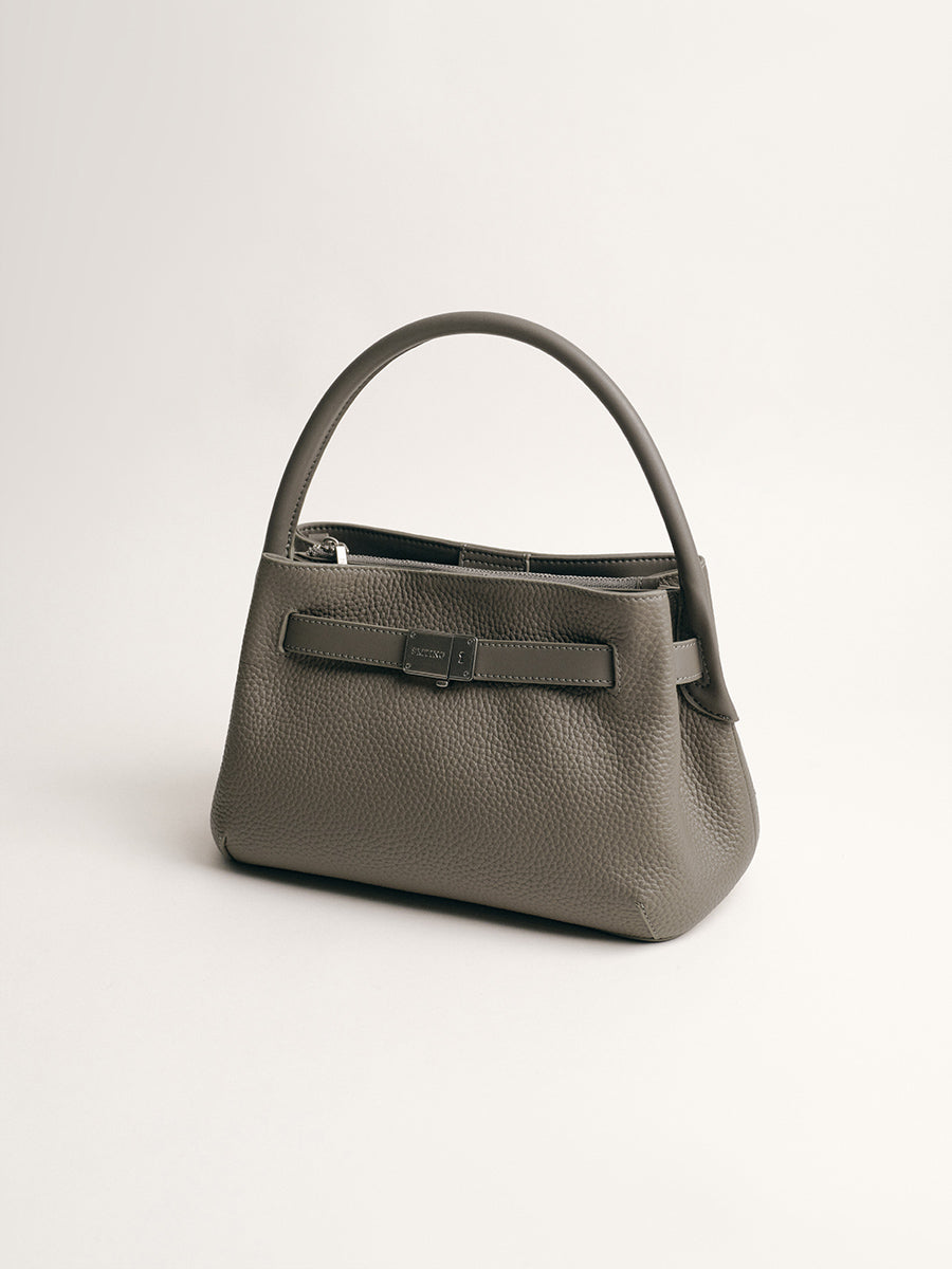 FIRST-LAYER COWHIDE BUCKET BAG