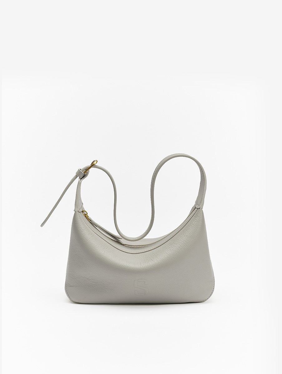 Top-grain Leather Box Bag