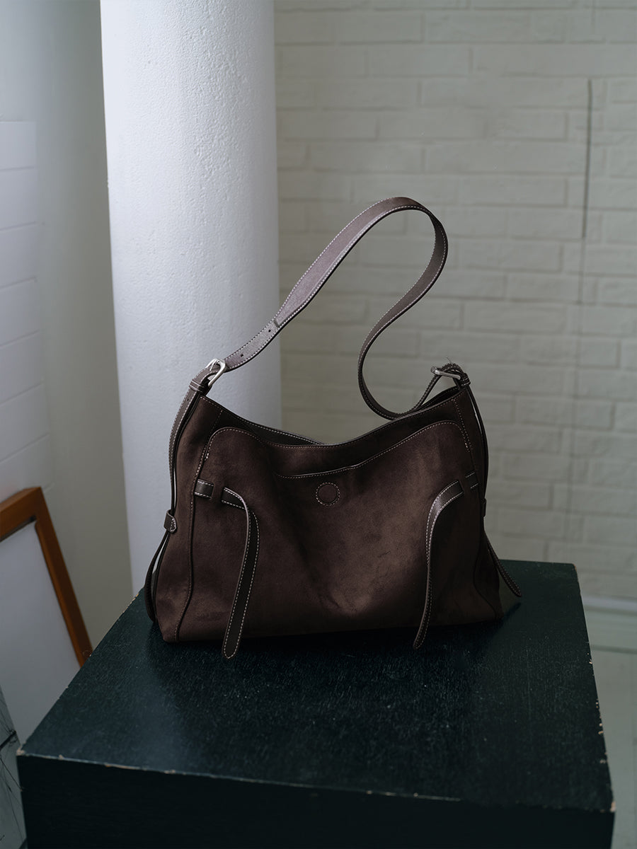 SUEDE CAPSULE COLLECTION TOTE BAG