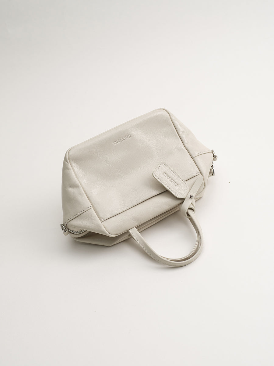 Head-layer cowhide box bag