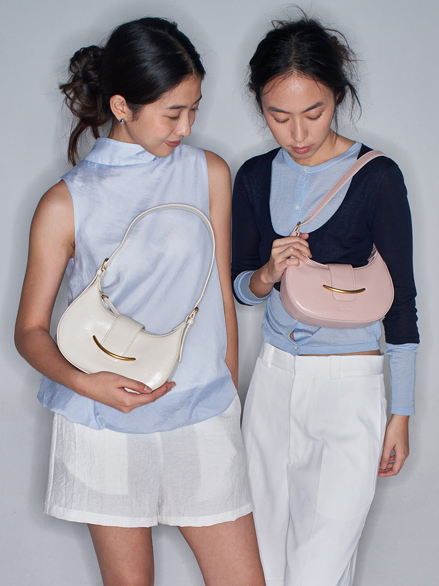 Heart-Crescent Shaped Underarm Bag