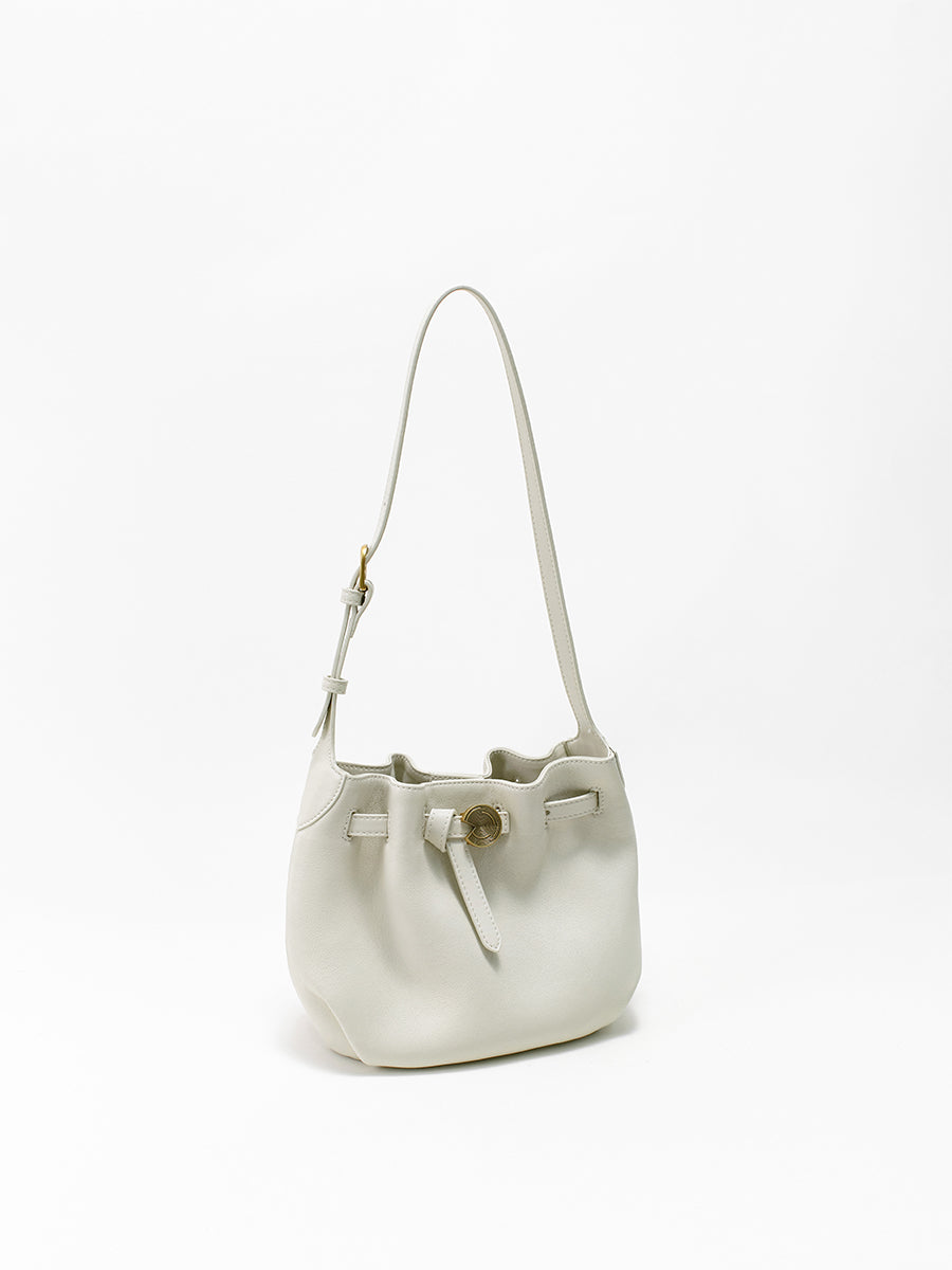Folded Cloud Bucket Bag