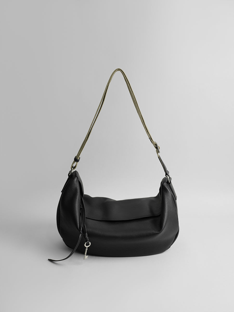 First-layer cowhide shoulder bag