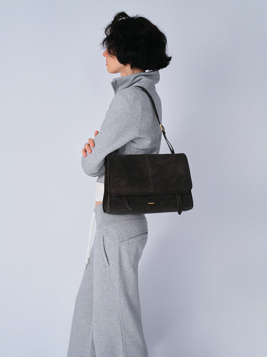 Unique stylish textured messenger bag