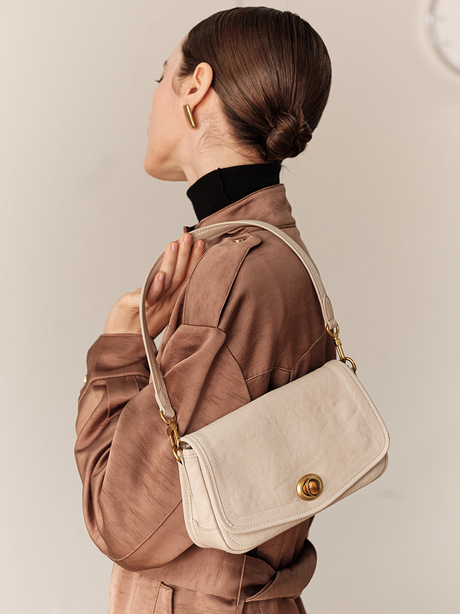 Regret not Meeting Earlier-Underarm Square Bag