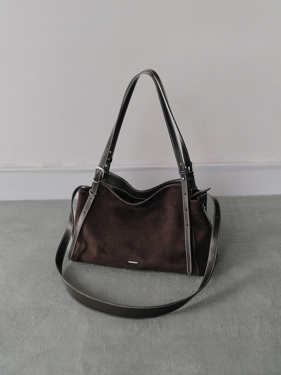 SUEDE CAPSULE COLLECTION TOTE BAG