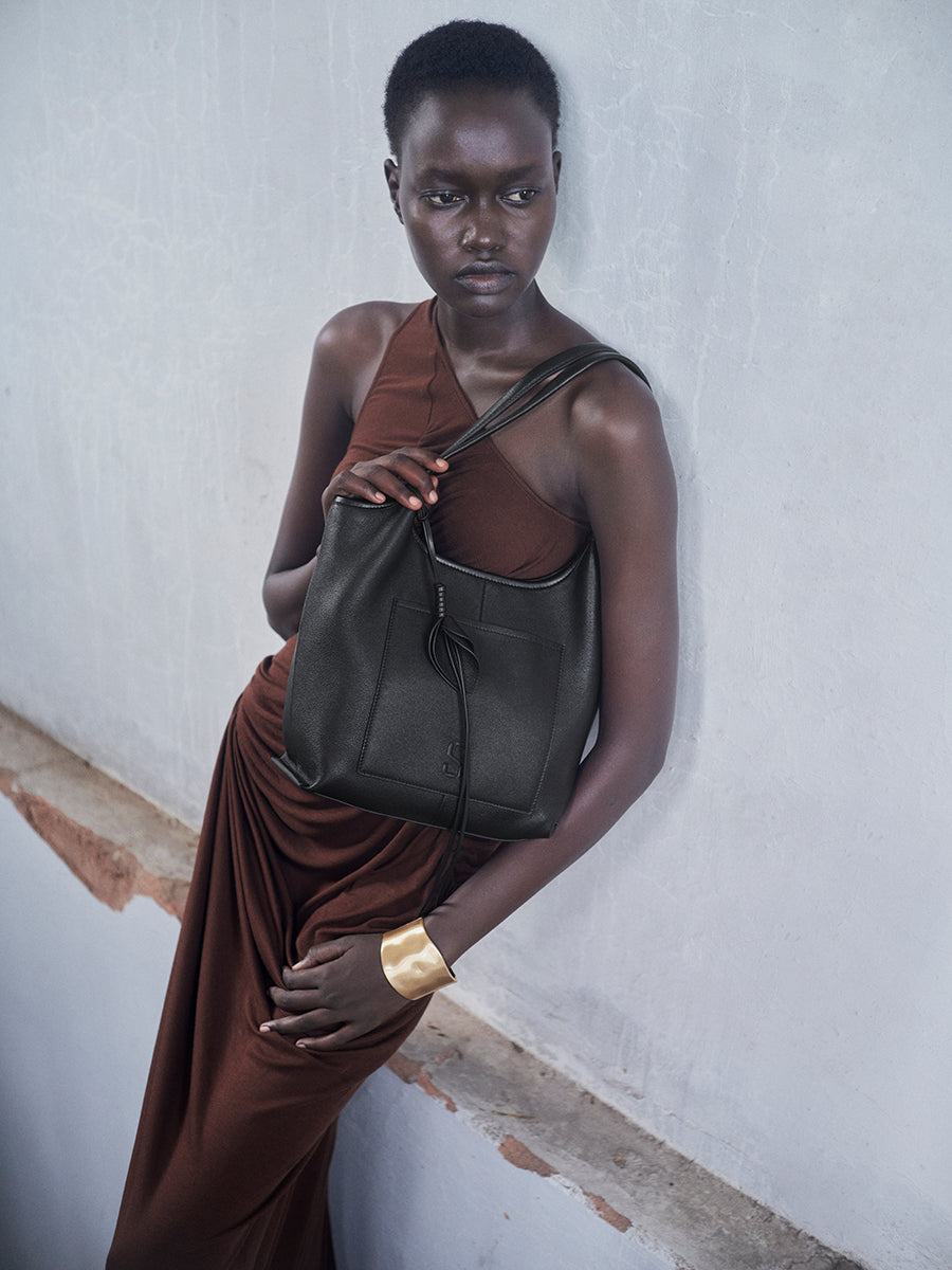 Top-grain Leather Tote Bag