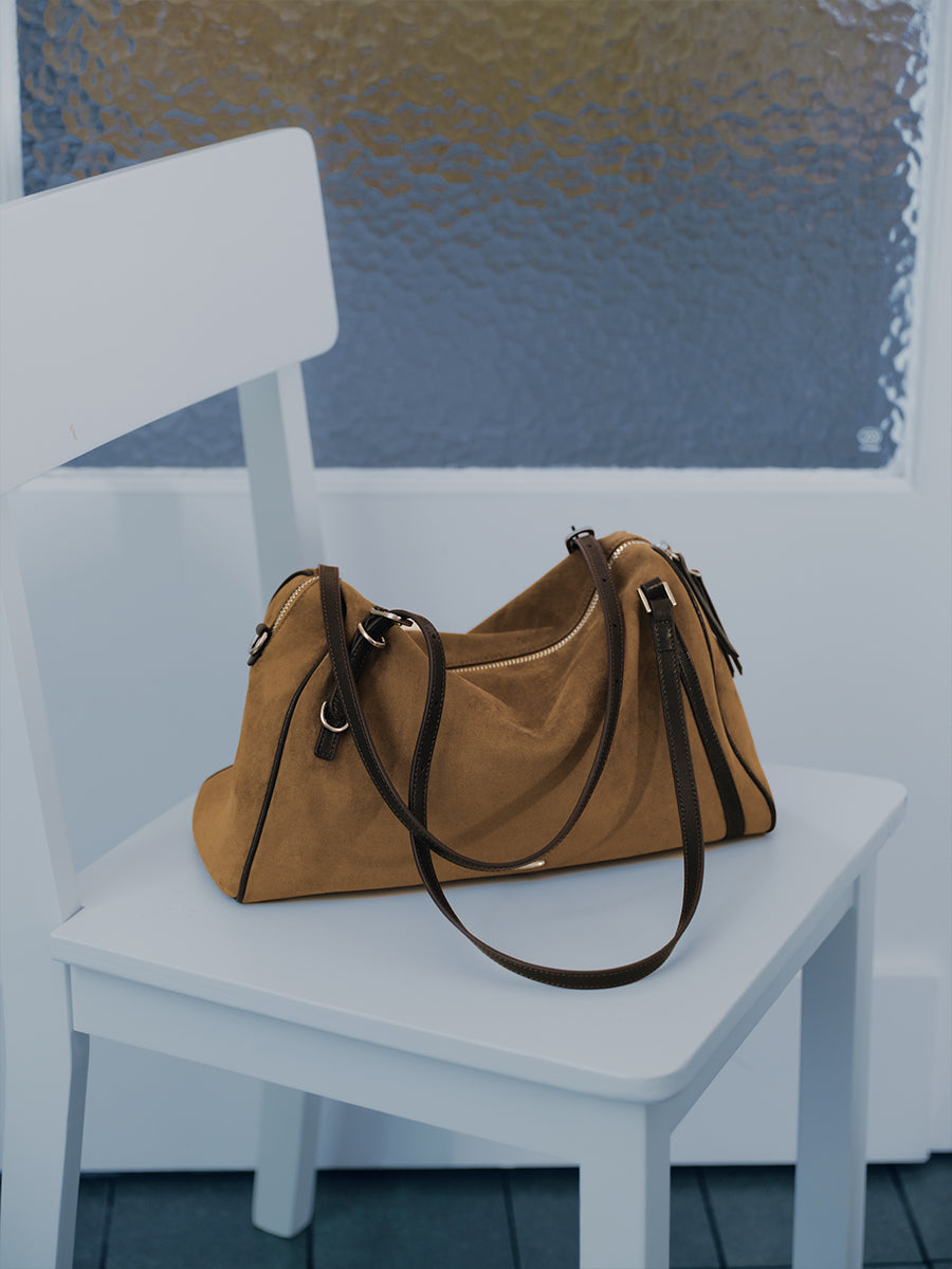 SUEDE CAPSULE COLLECTION TOTE BAG