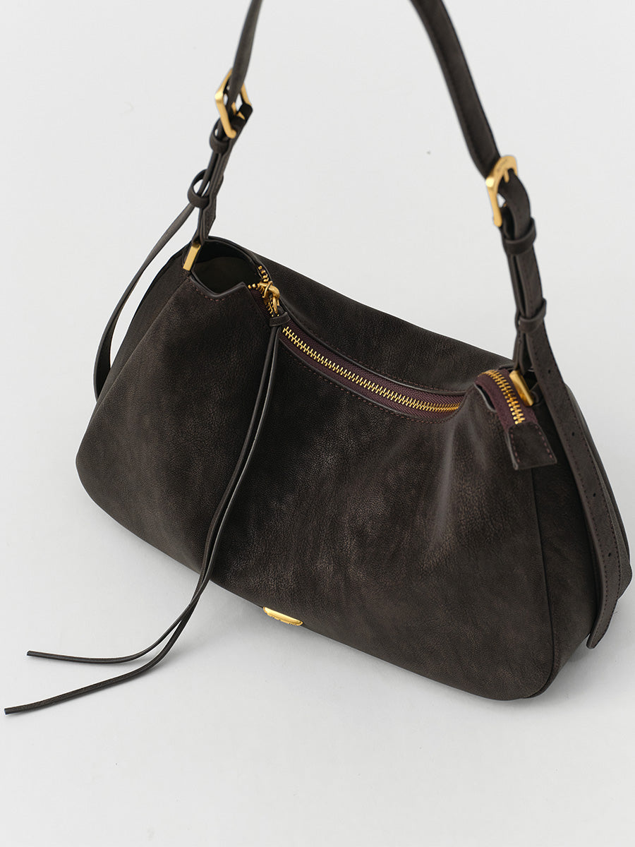 Arc-shaped retro exquisite tote bag