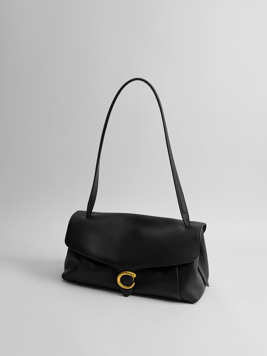 First-layer cowhide underarm bag