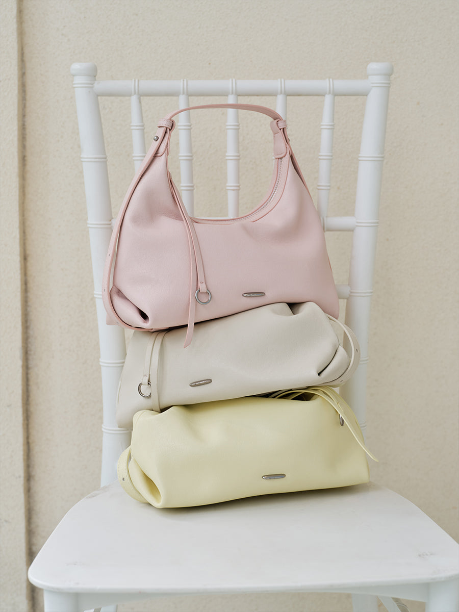 Minimalist hobo bag