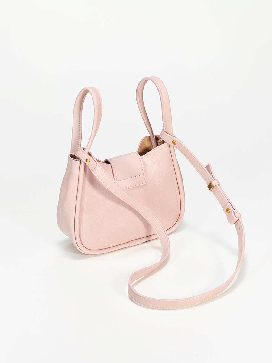 Exquisite magnetic buckle super soft bucket bag