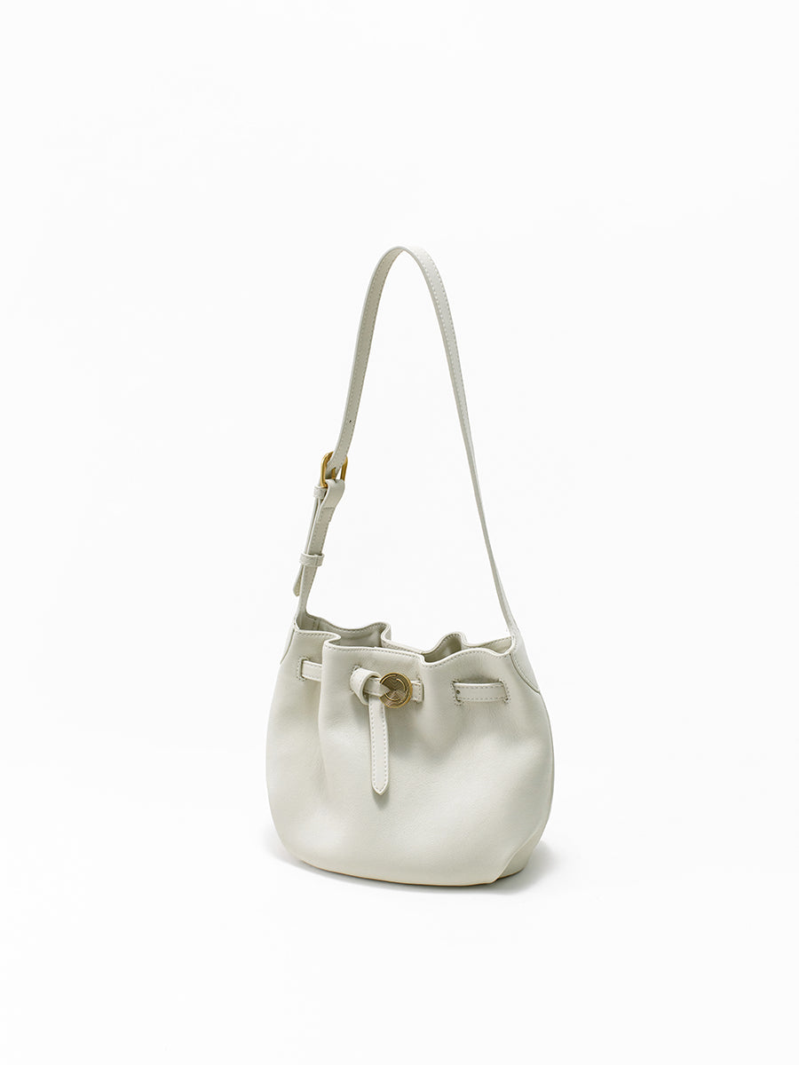 Folded Cloud Bucket Bag
