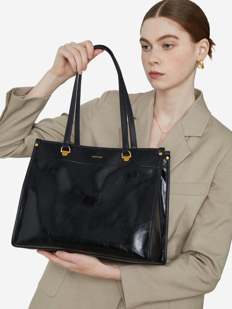 Moonlight Lover-Cowhide Handbag Tote Bag