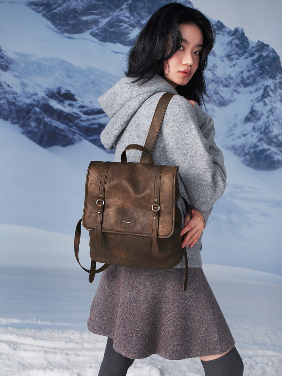 Retro and high-end backpack