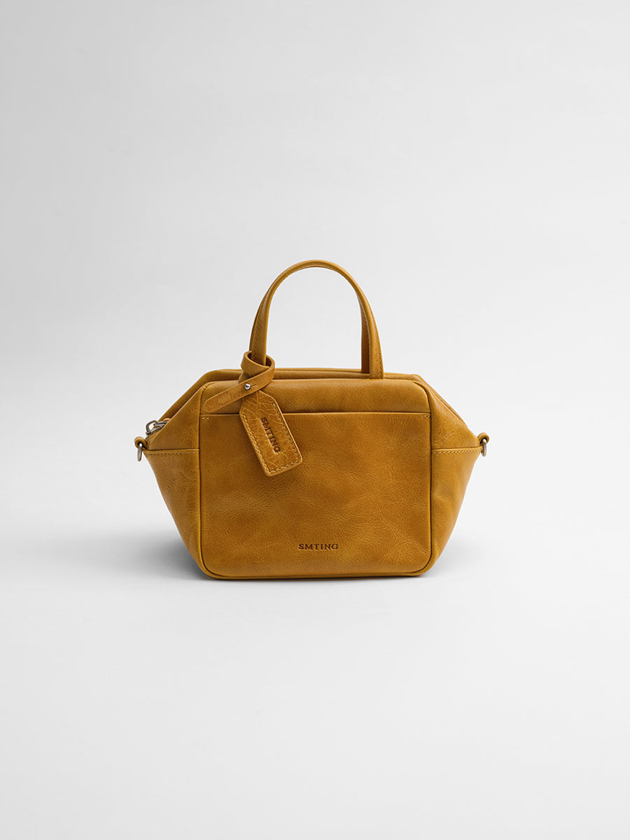 Head-layer cowhide box bag