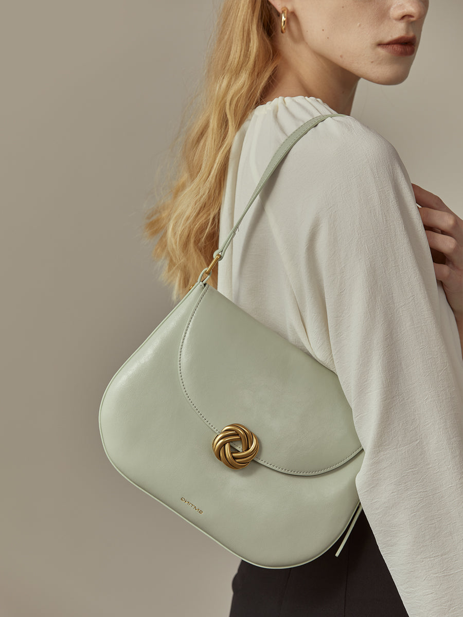Cloudy Milk Foam-Saddle Bag