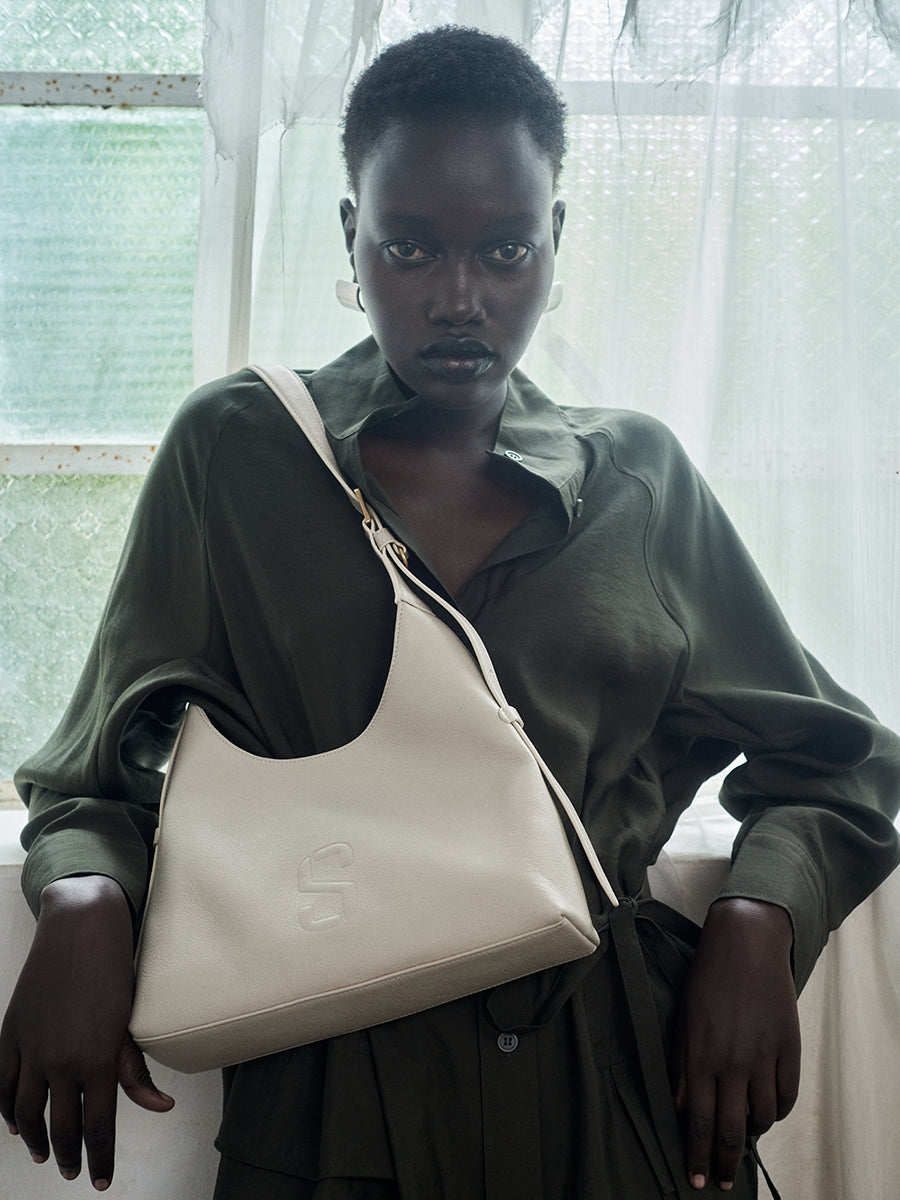 Top-grain Leather Crossbody Bag