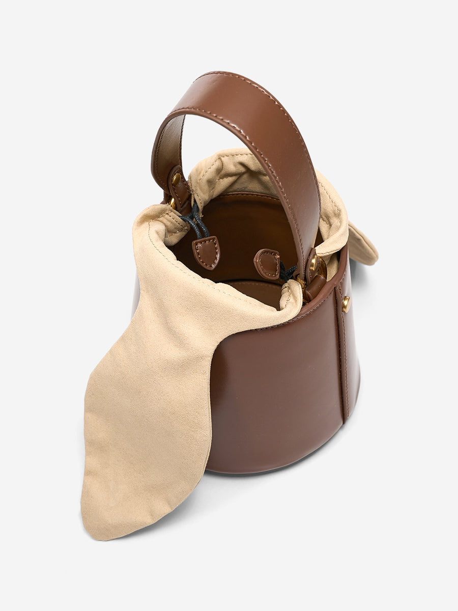 Pearl Chain Bucket Bag