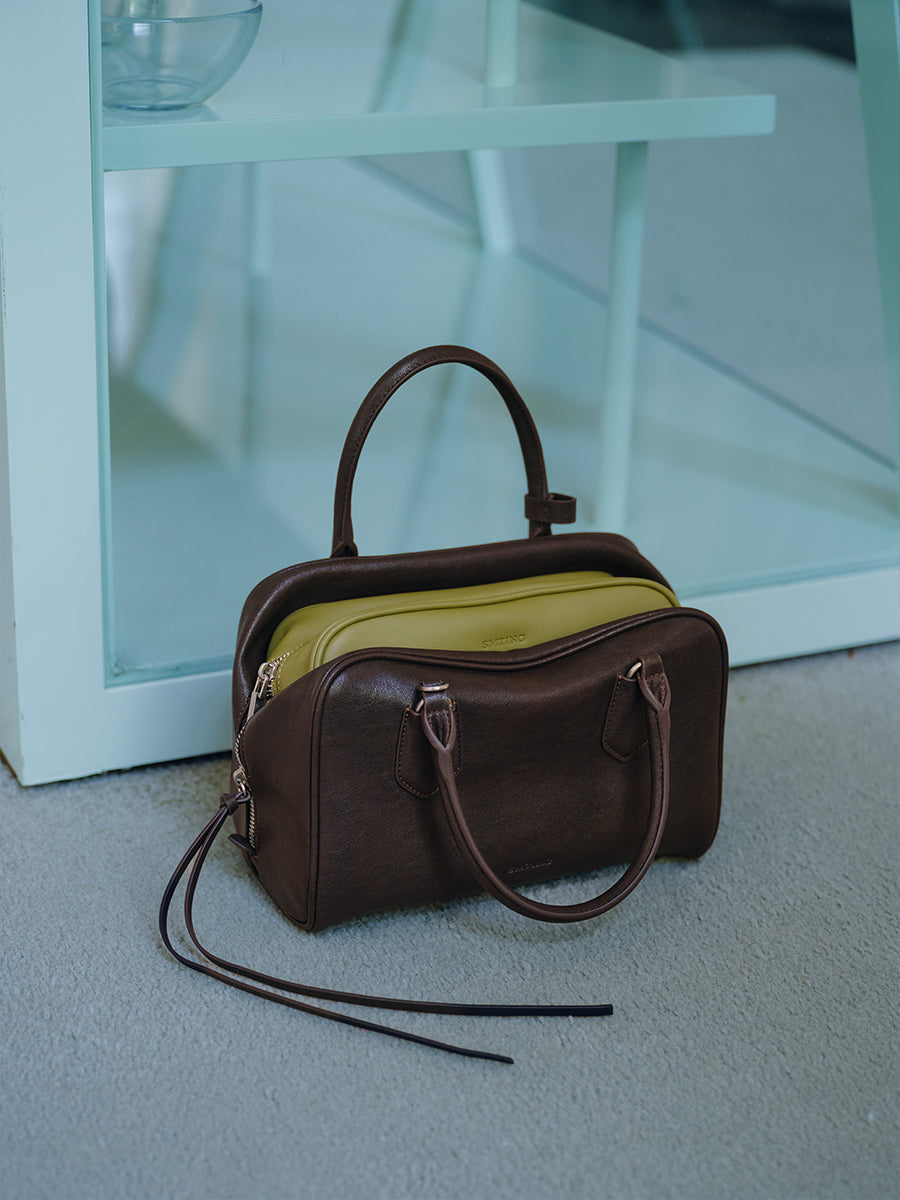 THE BOX COLLECTION BOSTON BAG
