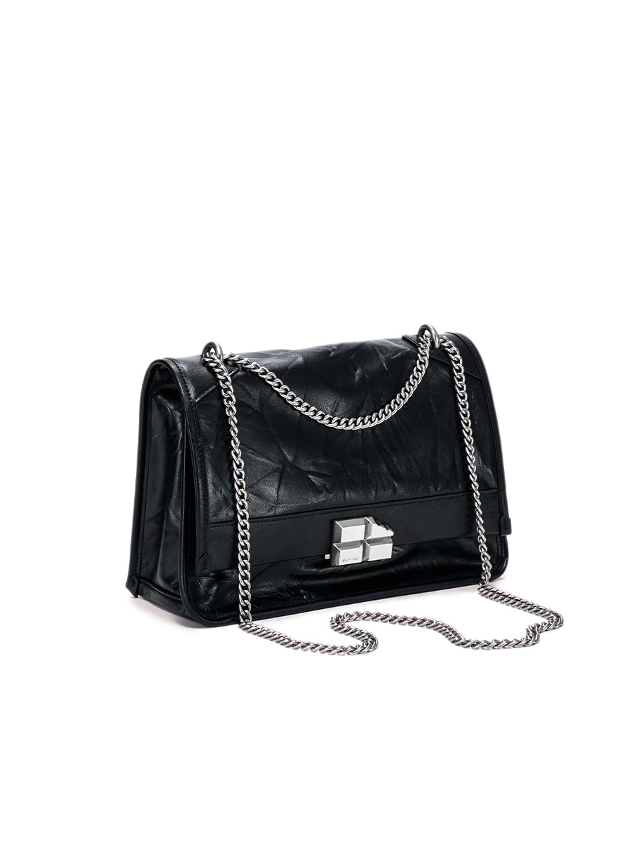 Classic flip cover trend chain bag