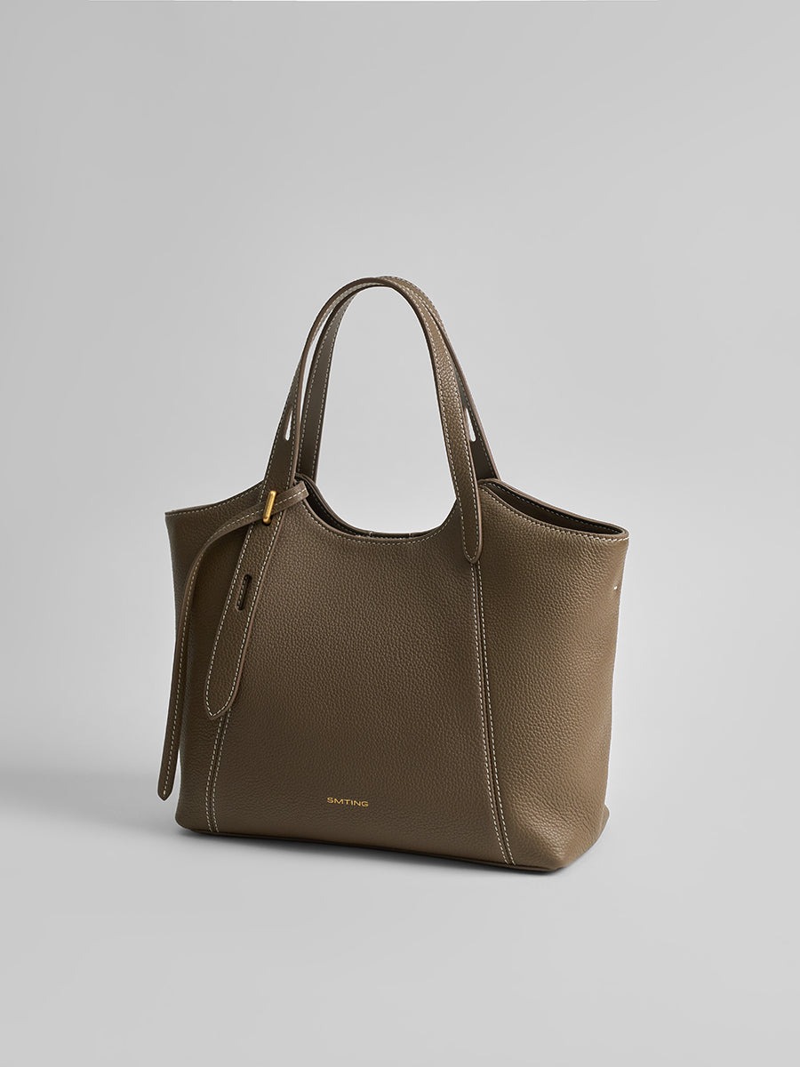 First-layer cowhide tote bag