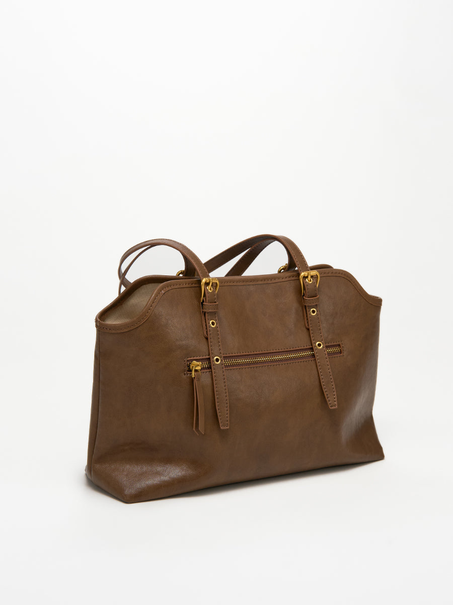 Large capacity versatile shoulder bag tote bag