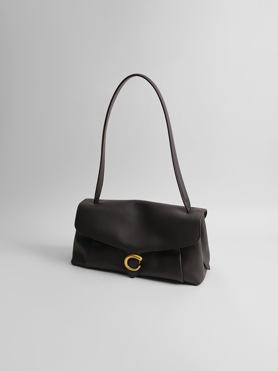 First-layer cowhide underarm bag