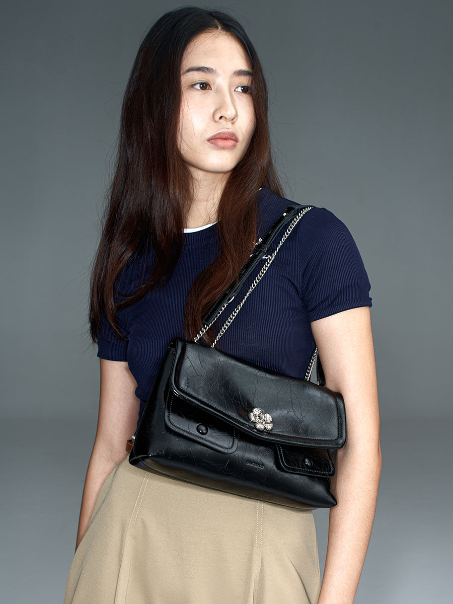 Simple and elegant underarm bag chain bag