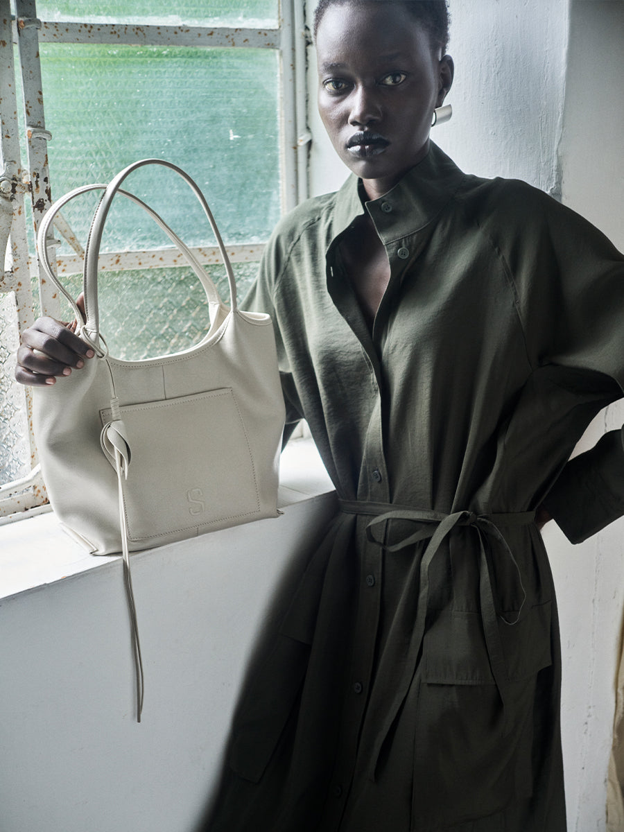 Top-grain Leather Tote Bag