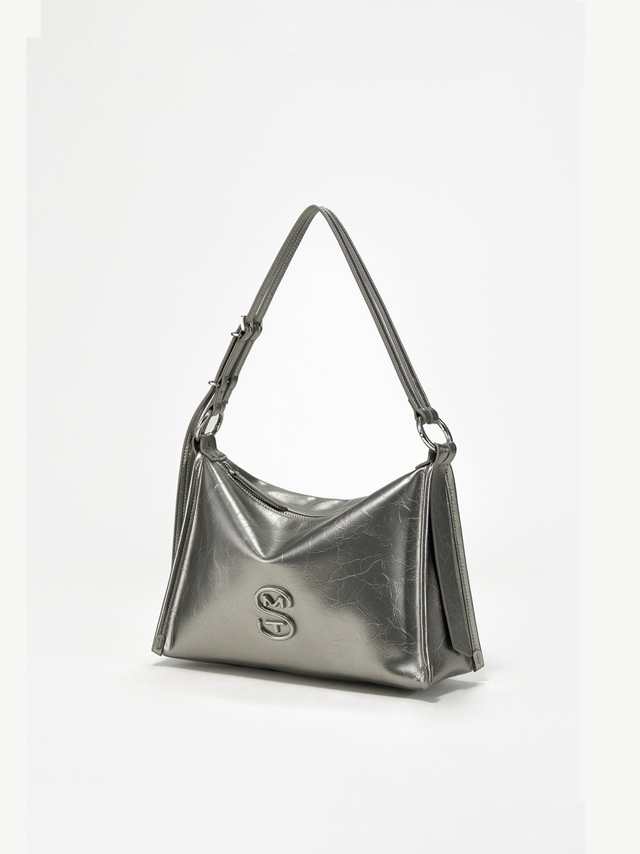 Classic and futuristic combination underarm bag