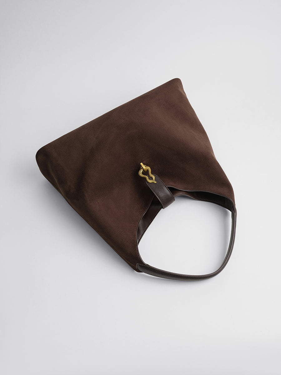 SUEDE CAPSULE COLLECTION TOTE BAG